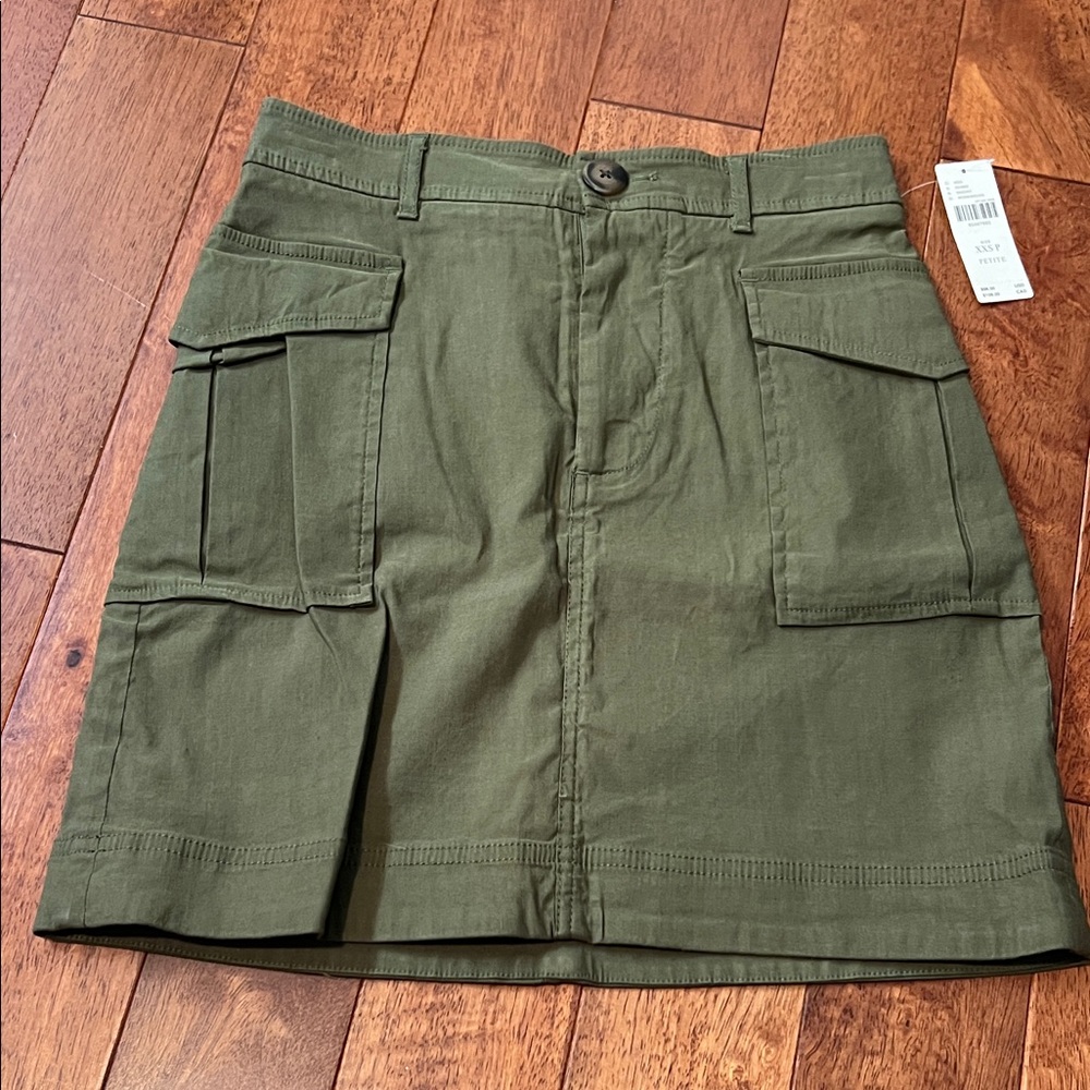 Maeve Army Green Magic Fabric Colette Cargo Pencil Skirt Anthropologie